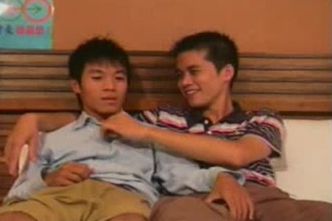 two Chinese teens Going At It