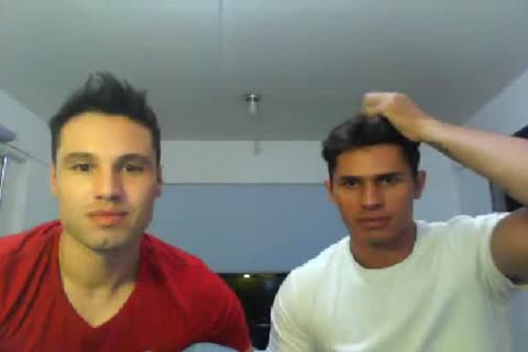 Amigos Na web camera - Cristian E Hugo