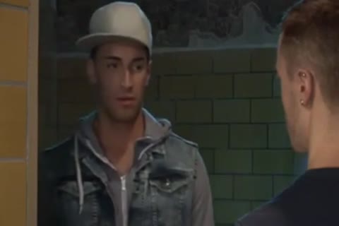 gigantic rod sperm On His throat