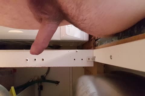 Washing The Dishes bare. Floppy Precum dick Wobble