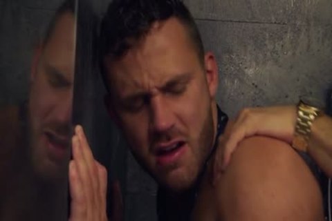 Muscle homosexual ass job And Facial