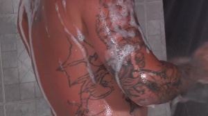 Shower Encounters - Sebastian young and Horus ravishing pooper Hump