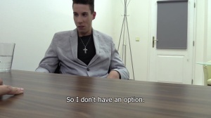 A young fellow gets screwed during job offer interview