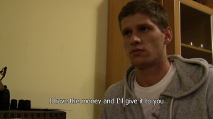 young twink with many debts sell his booty for cash