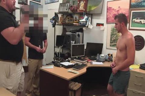 homo PAWN - young straight blonde lad Has homo 3some For Bail money