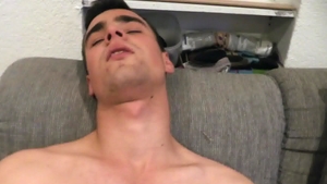 CzechHunter: Black hair twink bareback blowjob cum