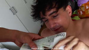CzechHunter: Sucking cock together with brown hair twink boy