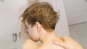 BrotherCrush - Tight Zach Brenton hard ass to mouth in bath