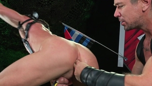 HotHouse - Trenton Ducati wearing panties licks big cock