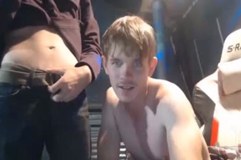The Blond One Sucks The 10-Pounder Of A mature In Live And They Masturbate
