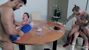 Next Door Buddies: Brunette Jaxon Colt orgy in the casino