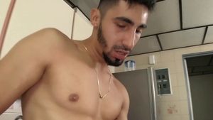 Iomacho - Tasty Julian feet teasing in the kitchen