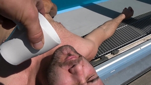 ClubBangBoys: Young amateur Frank bareback sucking cock