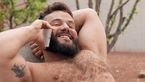 Men: Hayden's Dazzling Dick in Harley's Mouth