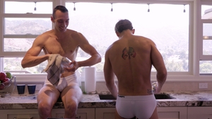 Next Door Taboo: A Drenched Dad and His Son's Delight