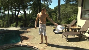 Next Door Male: Golden Shower Under Bright Skies